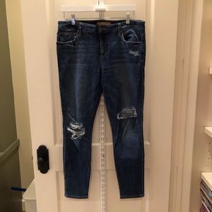Joes Light Blue distressed jeans size 31